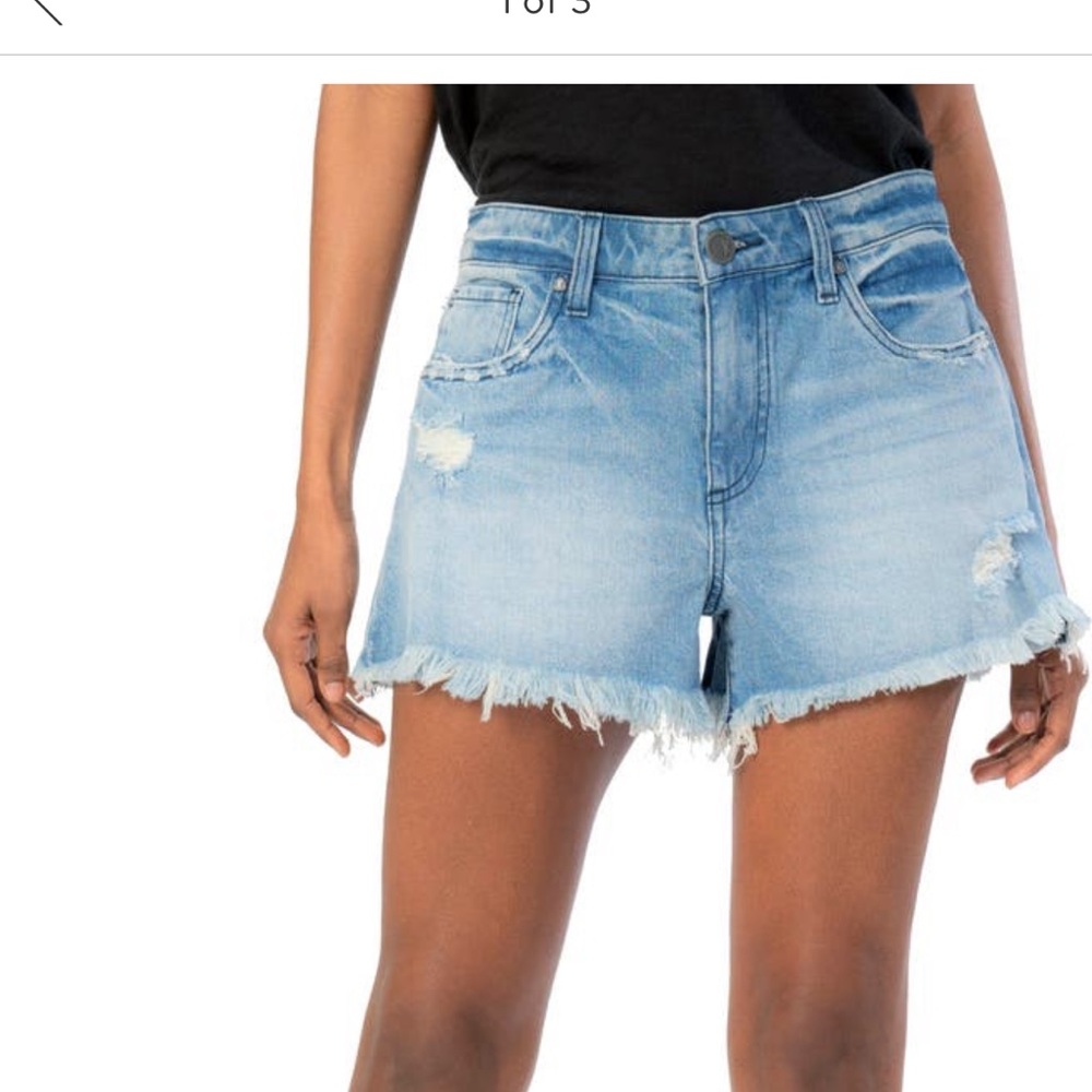 Kut from the Kloth high rise denim shorts size 4